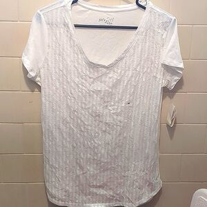 Sequin white t shirt